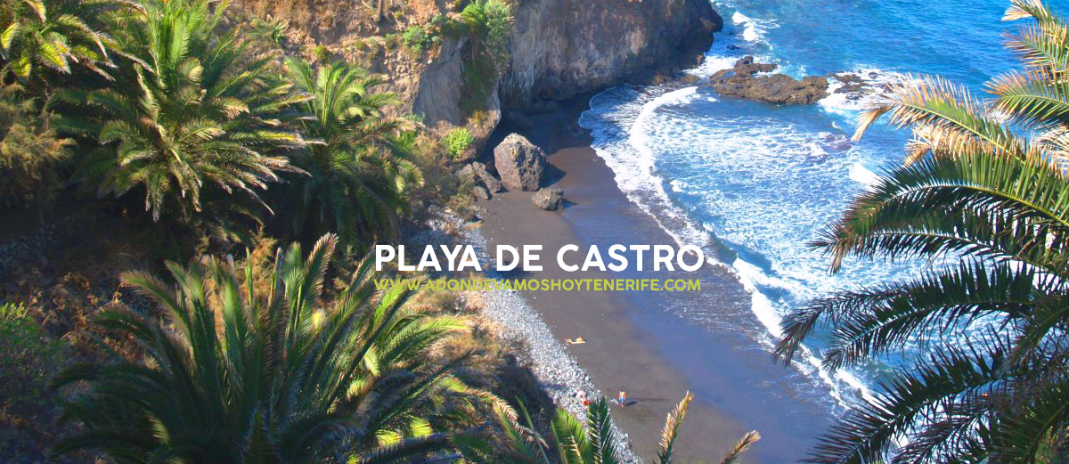 Playa de la Rambla de Castro y Cascada en Tenerife