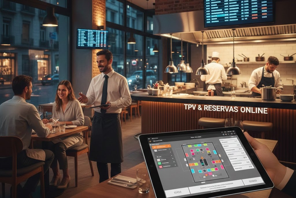 TPV para hostelería y reservas online: automatiza tu restaurante en 5 pasos